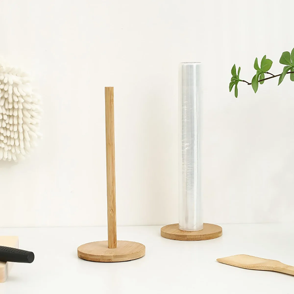 Bamboo Kitchen Roll Stand, photo 5
