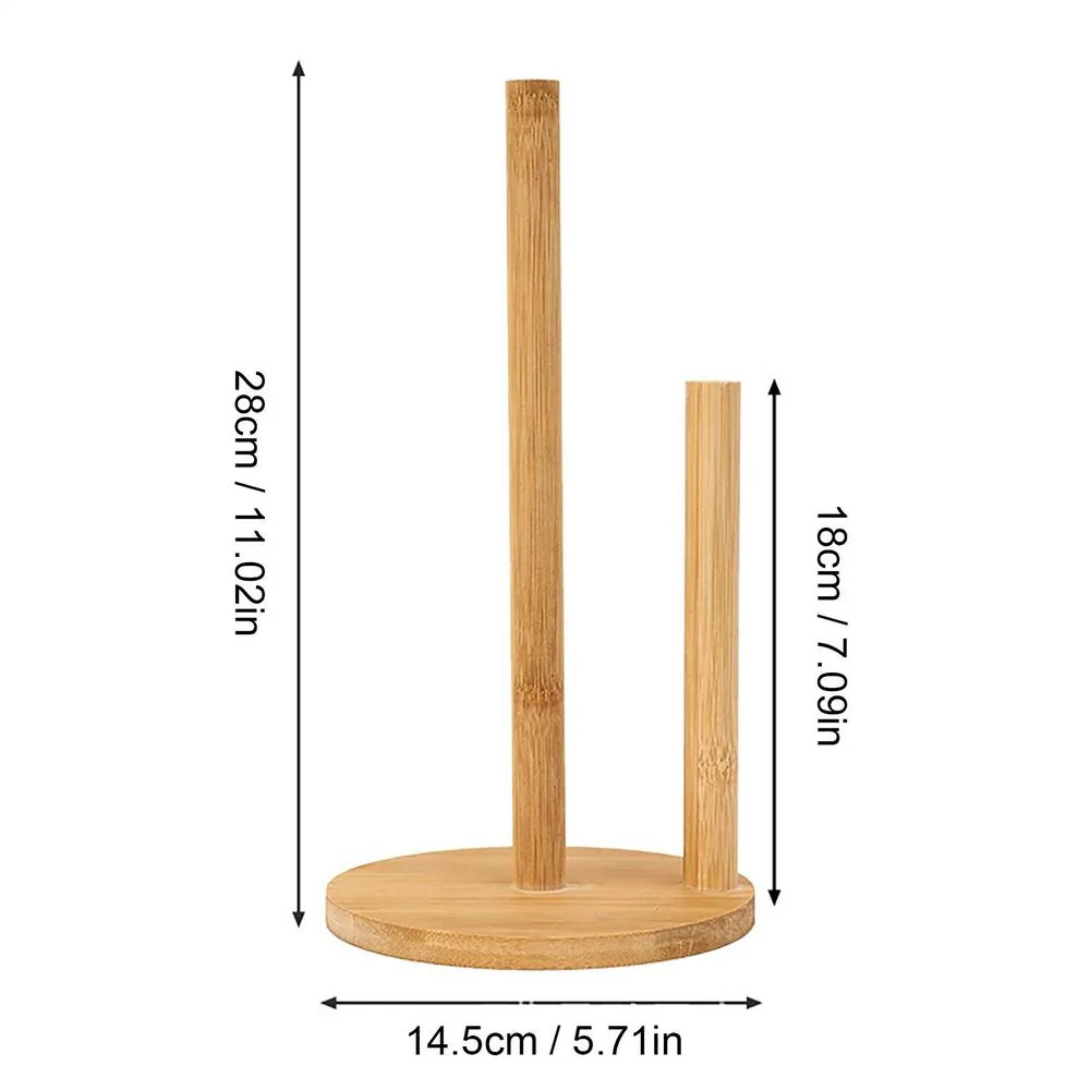 Bamboo Kitchen Roll Stand, photo 7