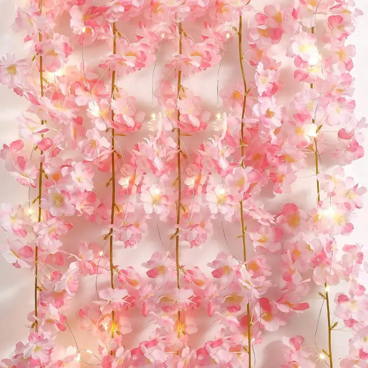 Cherry Blossom Garland with Fairy Lights, photo 4