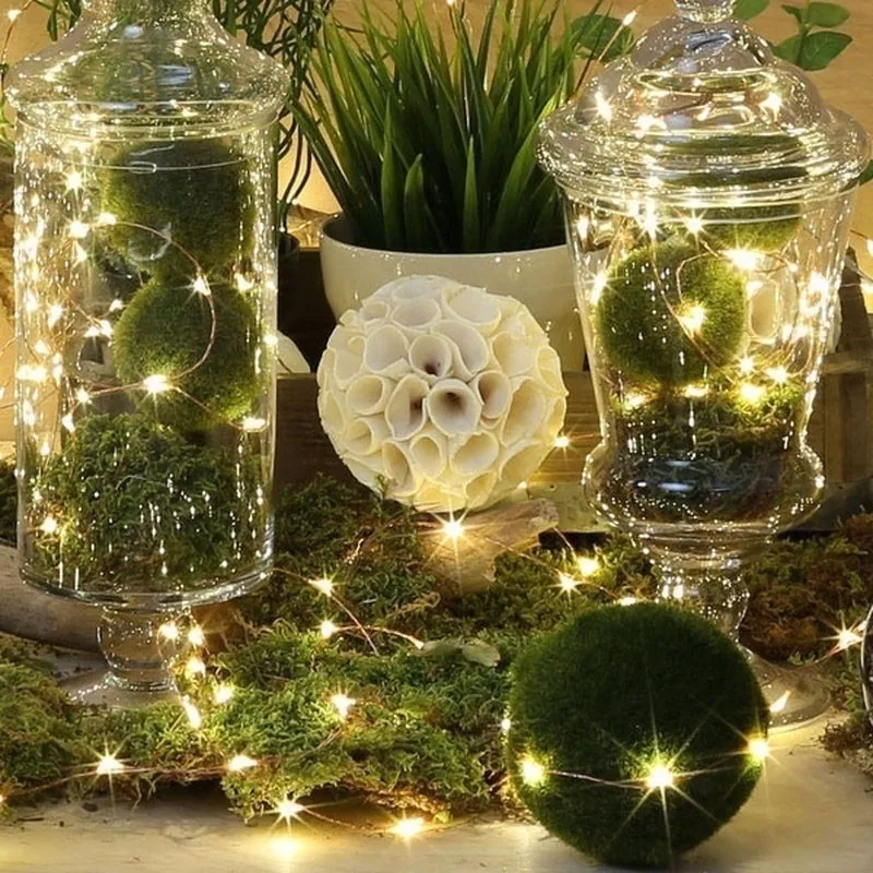 Copper Wire Fairy Lights, 20 m, photo 5