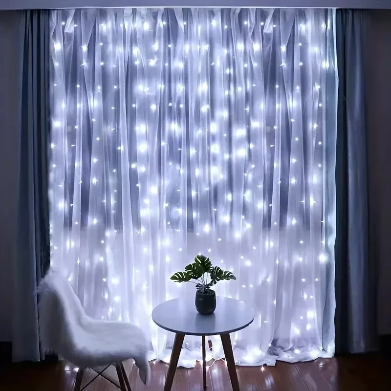 Curtain Fairy Lights, 3 m x 3 m with Remote, photo 4