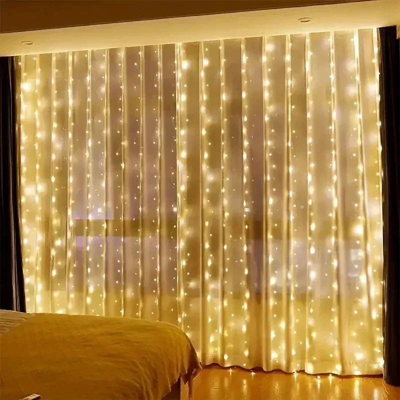Curtain Fairy Lights, 3 m x 3 m with Remote, photo 7