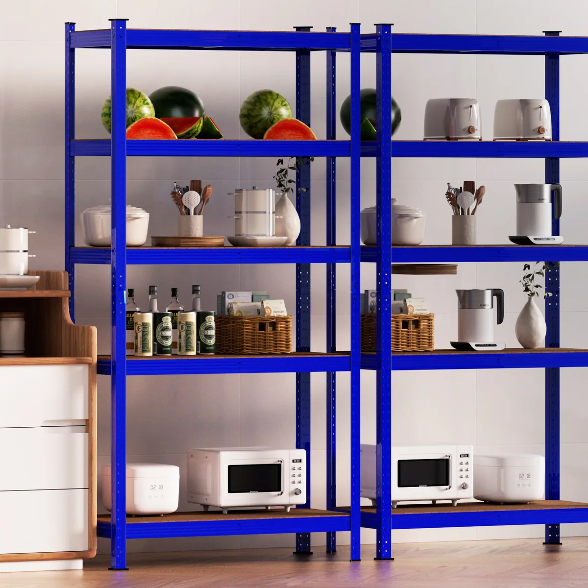 Five Tier Boltless Shelving Unit, photo 6