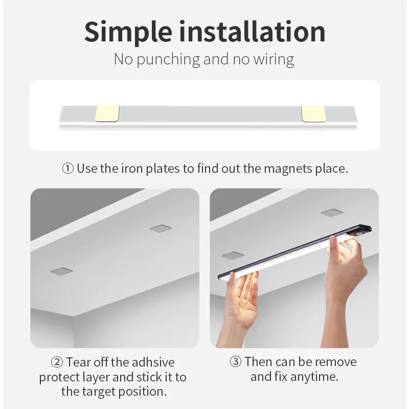 Magnetic Motion Sensor Night Light Bar, photo 5