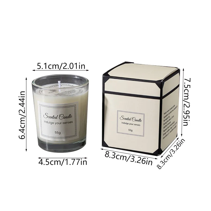 Scented Candle Gift Set in Glass Jars, photo 2