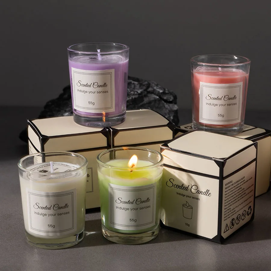 Scented Candle Gift Set in Glass Jars, photo 3