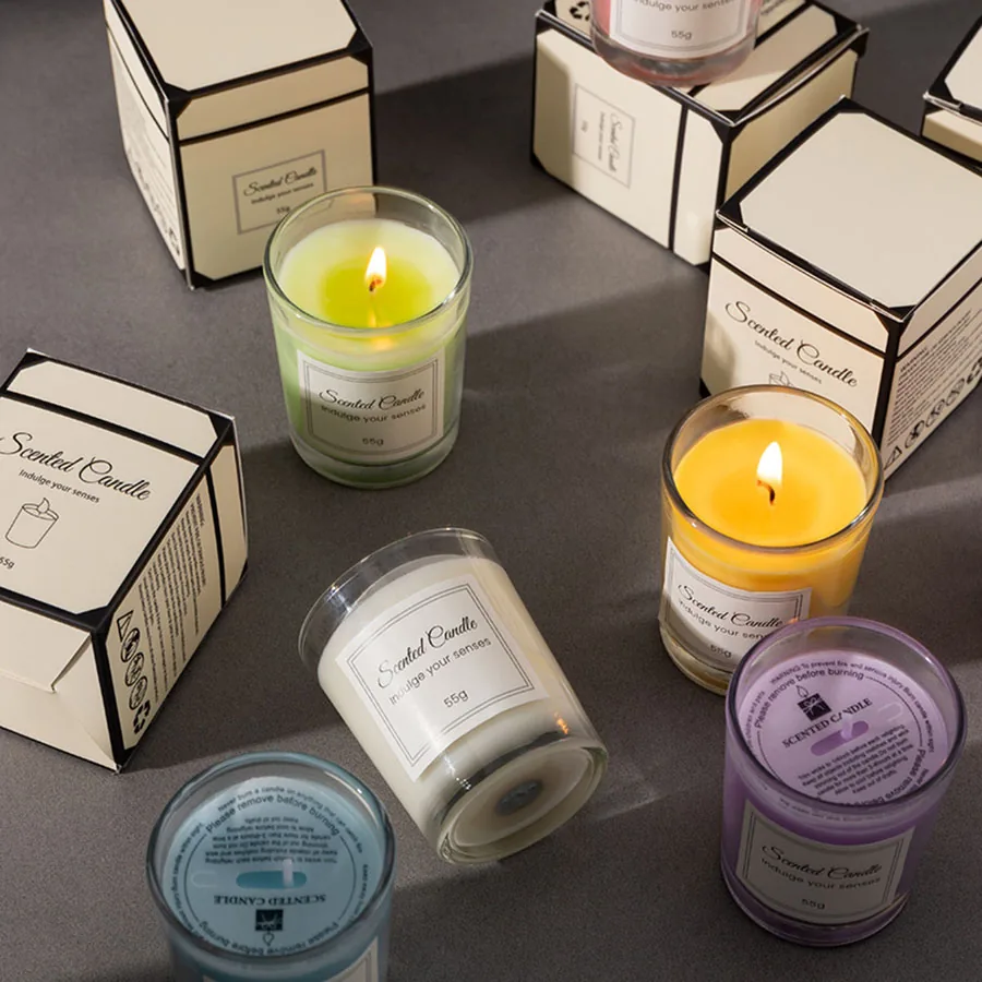 Scented Candle Gift Set in Glass Jars, photo 5
