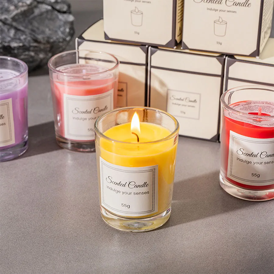 Scented Candle Gift Set in Glass Jars, photo 6