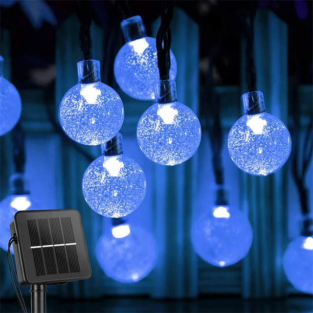 Solar Crystal Ball String Lights, 22 m, photo 7