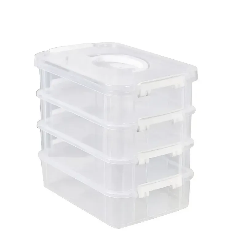 Stackable Clear Storage Box with Handle, photo 3