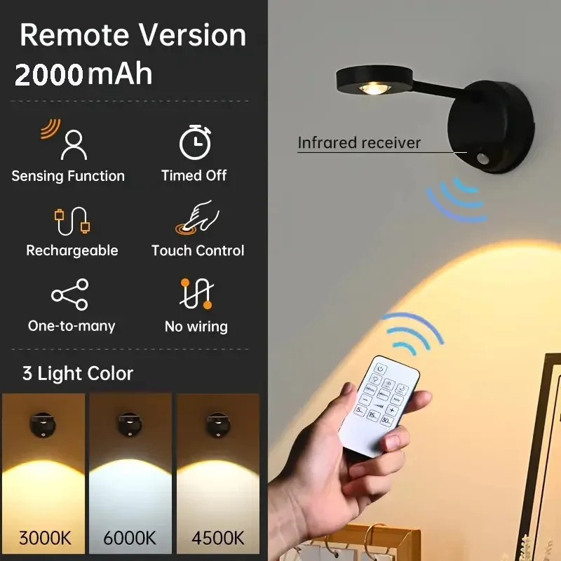 Wireless Motion Sensor Wall Lamp, photo 2